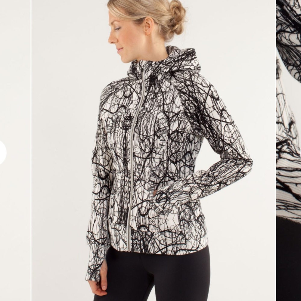 RARE Lululemon | Scuba Hoodie (Nesting Black Bird Print)